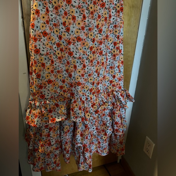 Agua by Agua Bendita MAGNOLIA LA FANIA ATARDECER MAXI DRESS, M, NWT - Picture 6 of 9